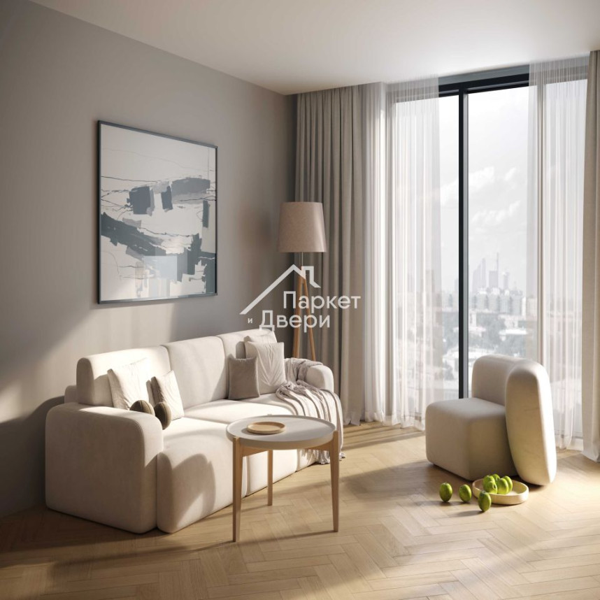 Кварцевый паркет Quartz Parquet Штучный паркет Дуб Хельсинки 44-1258-58 5/0,6 мм (1,12м²)-1