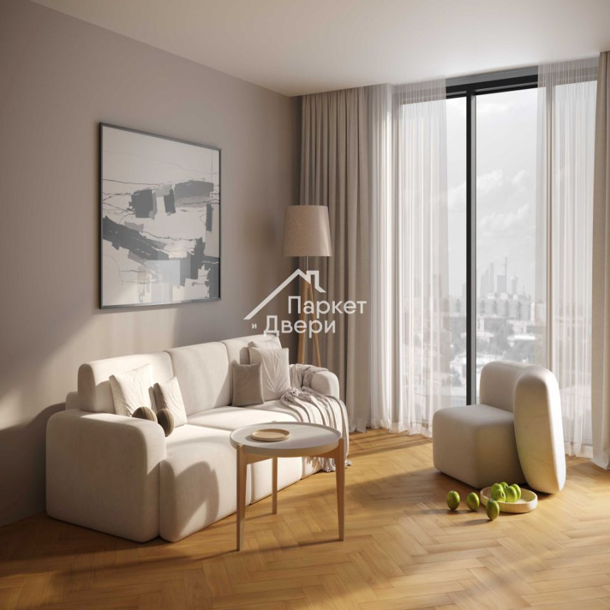 Кварцевый паркет Quartz Parquet Штучный паркет Тик Южноамериканский 44-400-71 5/0,6 мм (1,12м²)-1