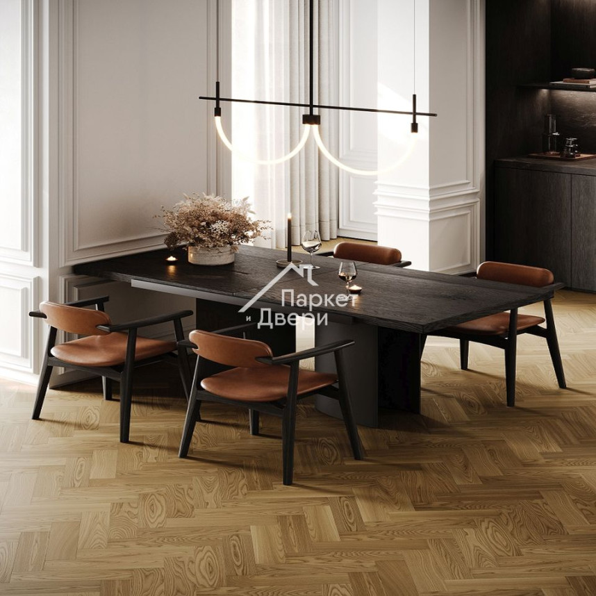 Кварцевый паркет Quartz Parquet Штучный паркет Вяз Кенигсберг 44-550-62 5/0,6 мм (1,12м²)-2