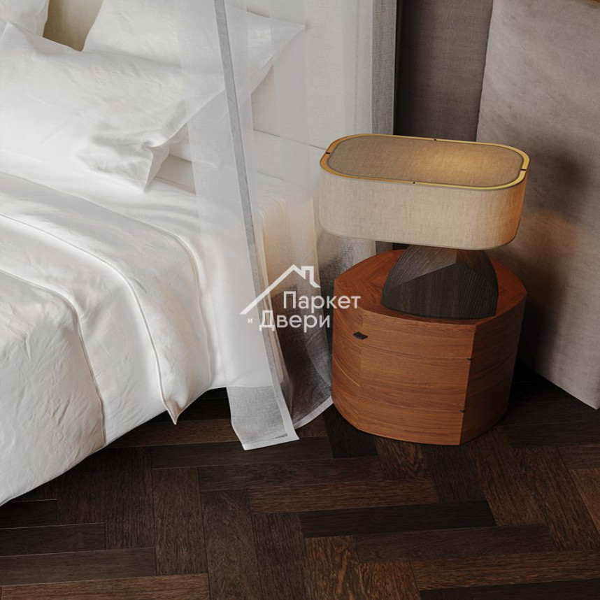 Кварцевый паркет Quartz Parquet Штучный паркет Венге Африканский 44-550-64 5/0,6 мм (1,12м²)-1