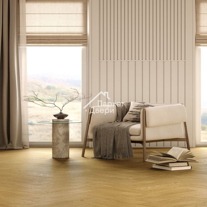 Кварцевый паркет Quartz Parquet Штучный паркет Дуб Рейн 44-33429 5/0,6 мм (1,12м²)-2