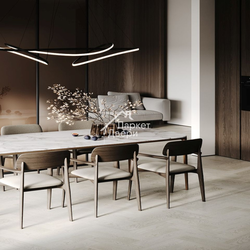 Кварцевый паркет Quartz Parquet Штучный паркет Дуб Скандинавский 44-1258-57 5/0,6 мм (1,12м²)-1