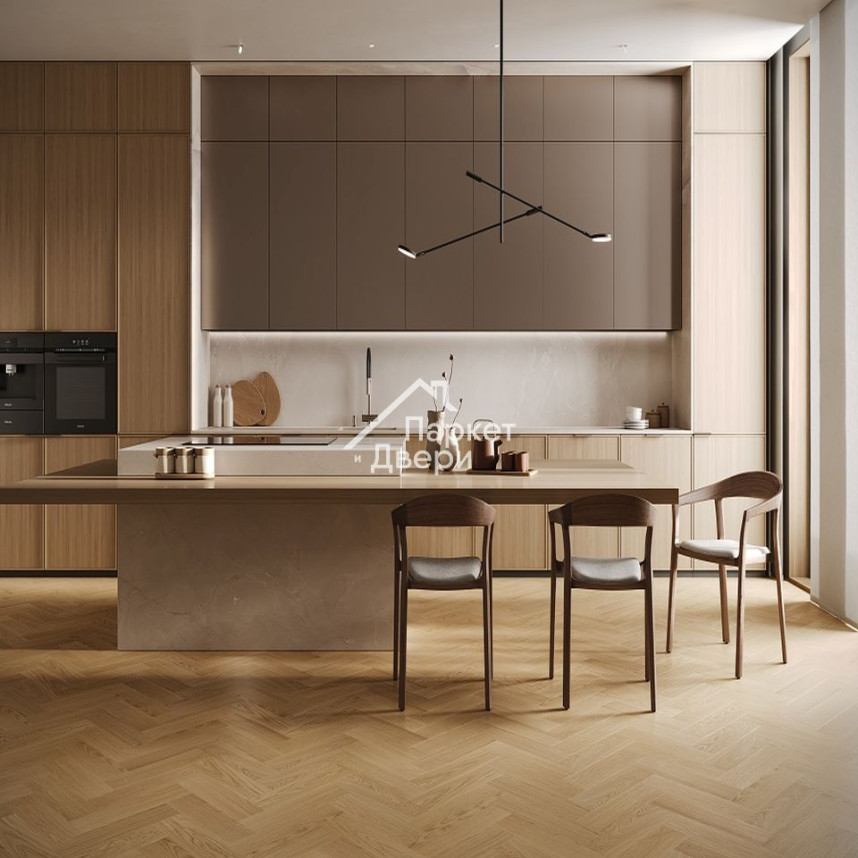 Кварцевый паркет Quartz Parquet Штучный паркет Дуб Тоскана 44-407 5/0,6 мм (1,12м²)-1