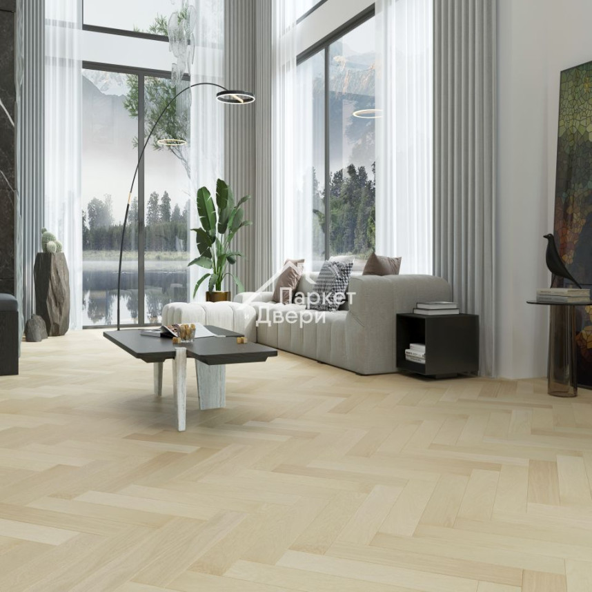 Кварцевый паркет Quartz Parquet Английская Ёлка Дуб Испанский 33-404 5/0,6 мм (1,936м²)-3