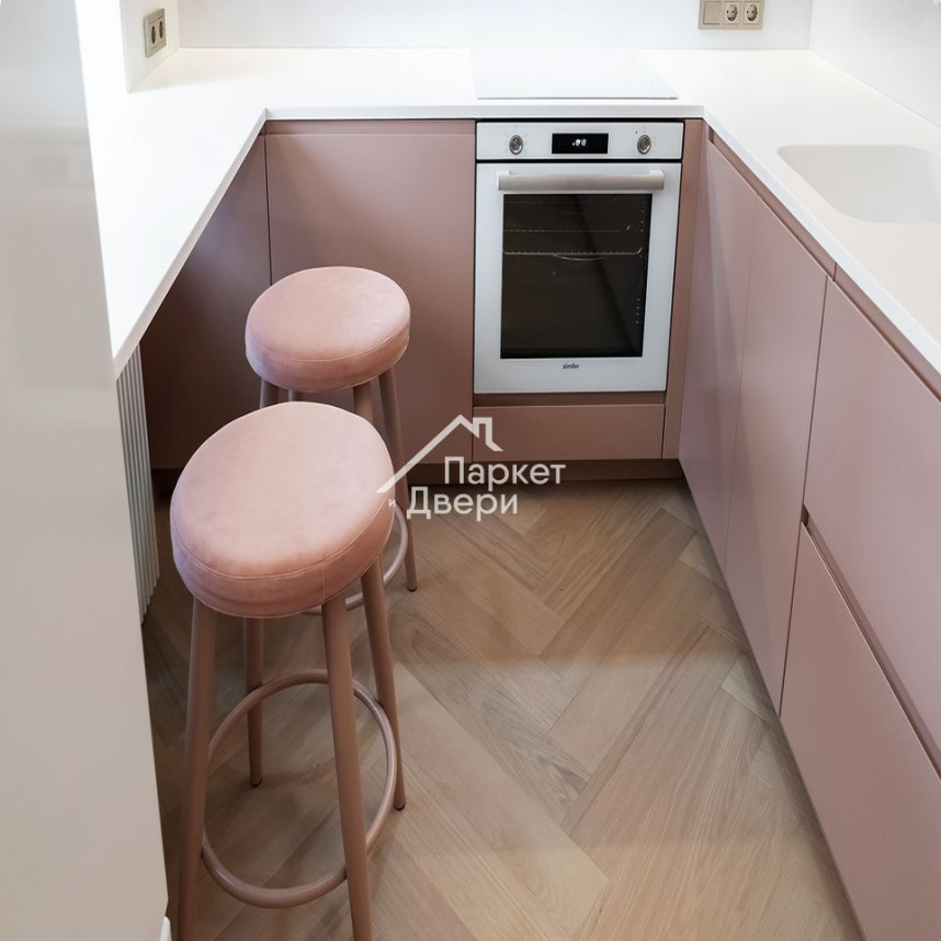 Кварцевый паркет Quartz Parquet Английская Ёлка Дуб Испанский 33-404 5/0,6 мм (1,936м²)-5