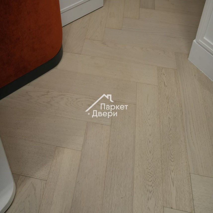 Кварцевый паркет Quartz Parquet Английская Ёлка Дуб Песочный 33-408 5/0,6 мм (1,936м²)-3