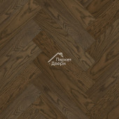 Кварцевый паркет Quartz Parquet Английская Ёлка Дуб Брауни 33-413 5/0,6 мм (1,936м²)