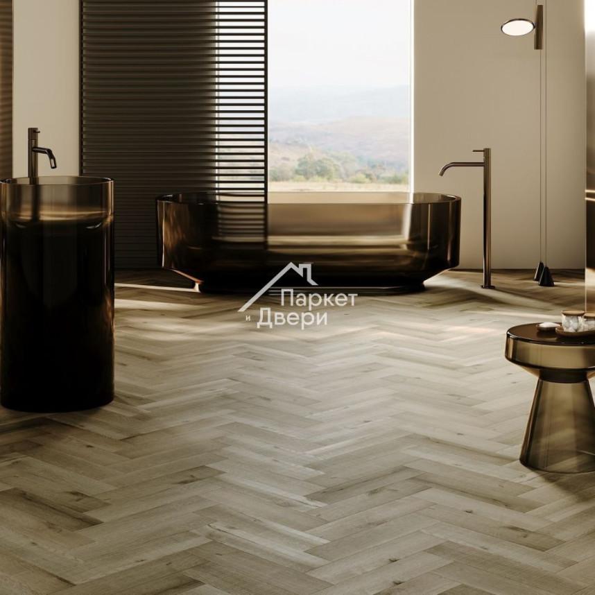 Кварцевый ламинат Fargo  Herringbone Дуб Марракеш 44-81996-104,5, 400х100х4,5-1