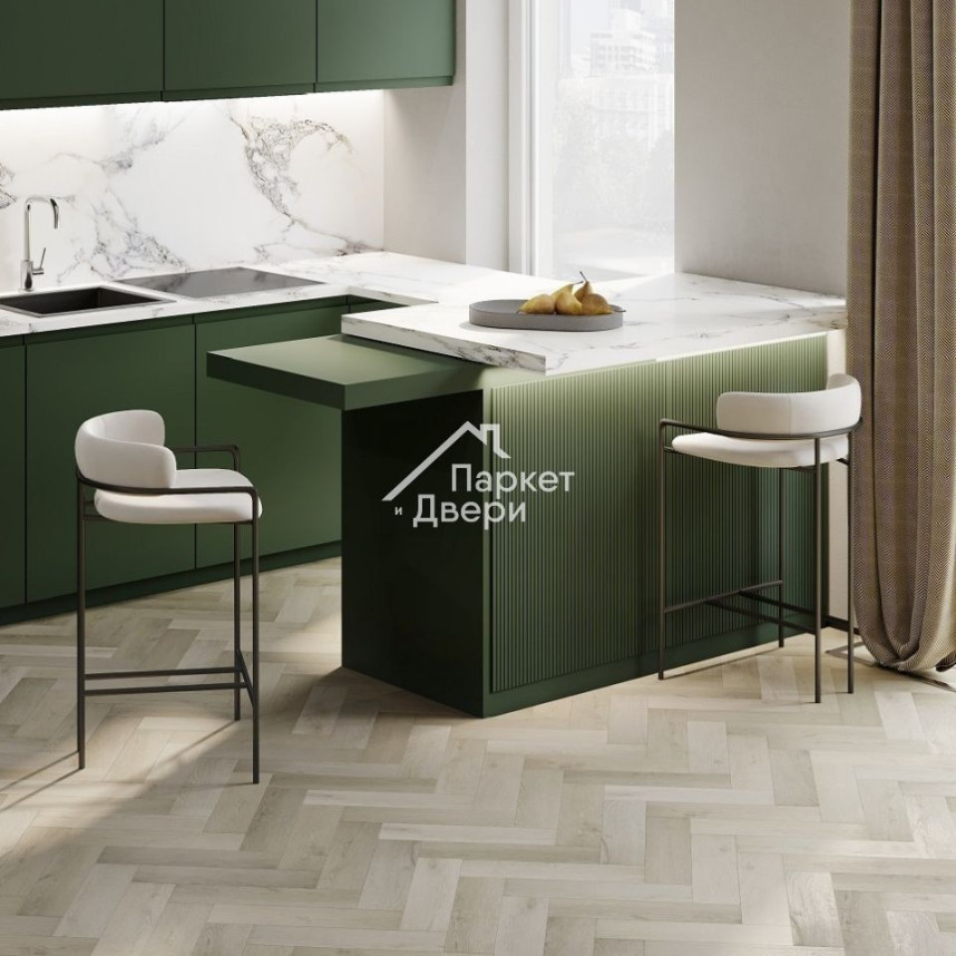 Кварцевый ламинат Fargo  Herringbone Дуб Рокфорд 44-10004-14,5, 400х100х4,5-2