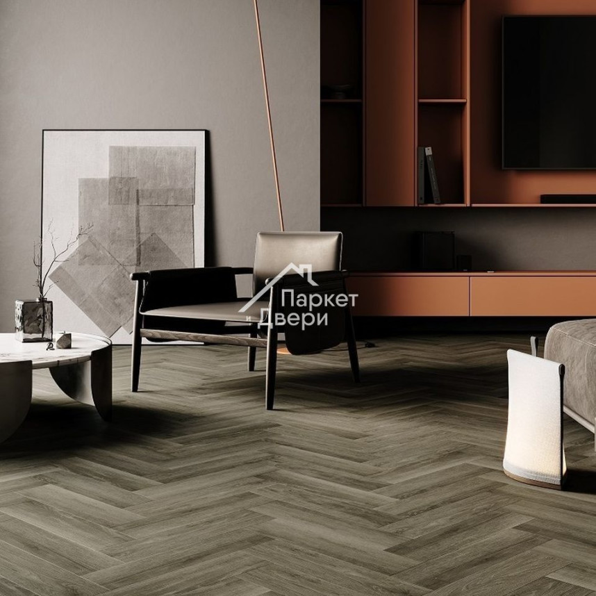 Кварцевый ламинат Fargo  Herringbone Дуб Верде 44-3046-44,5, 400х100х4,5-1