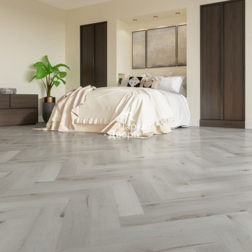 Кварцевый ламинат Fargo  Parquet Дуб Снежный 33-DL16014, 615х123х4