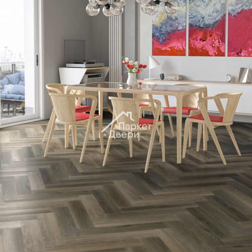 Кварцевый ламинат Fargo  Parquet Дуб Кальвадос 33-62W9214, 615х123х4-2