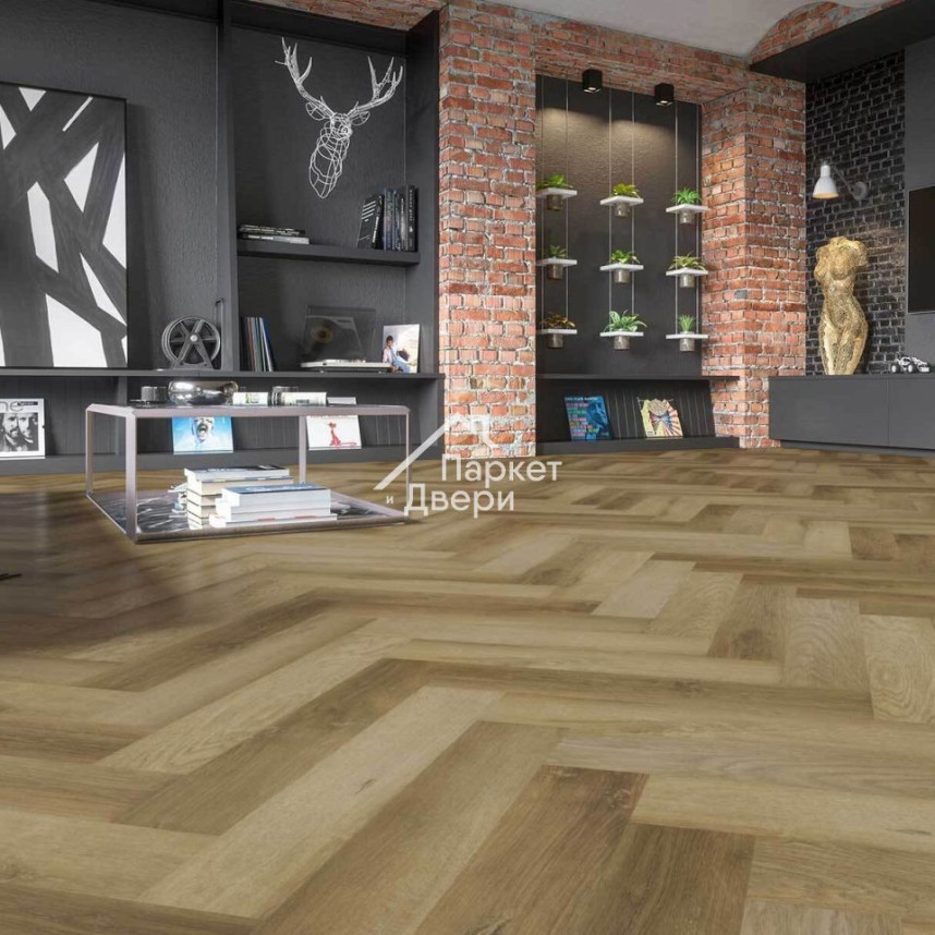 Кварцевый ламинат Fargo  Parquet Дуб Афины 33-2187-09 4, 615х123х4-2