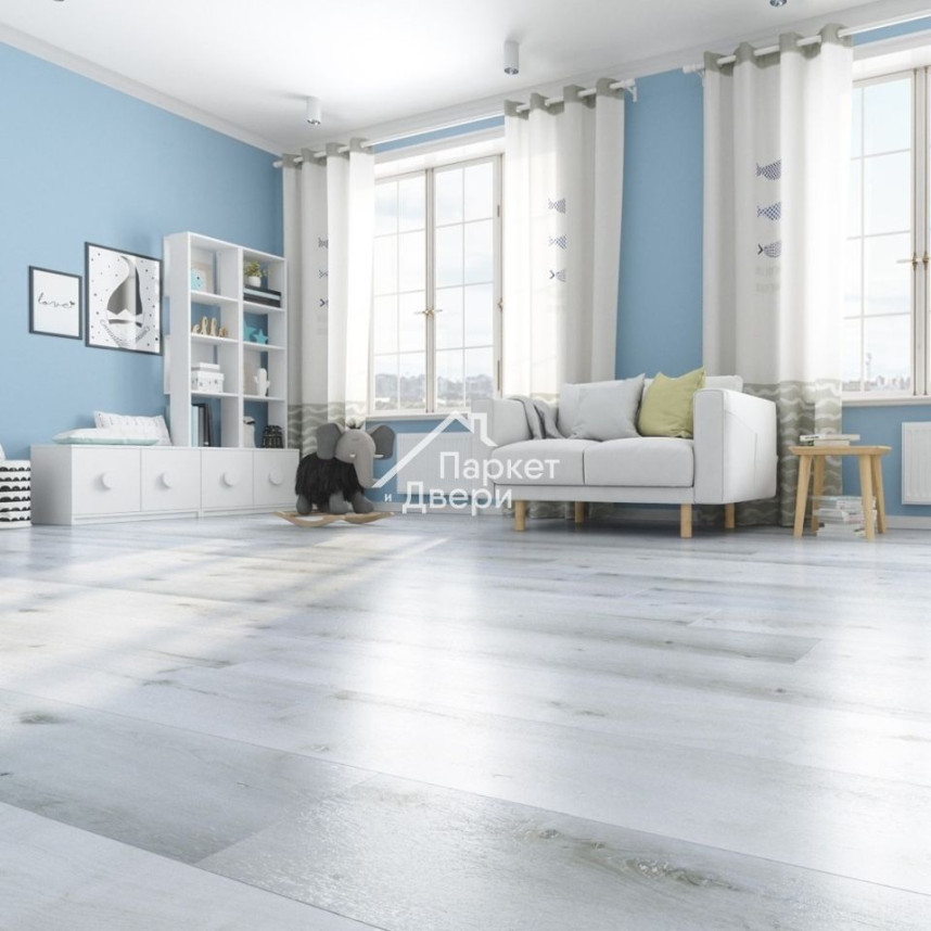 Кварцевый ламинат Fargo  Comfort XXL Дуб Снежный DL16014, 1520х227х4-2