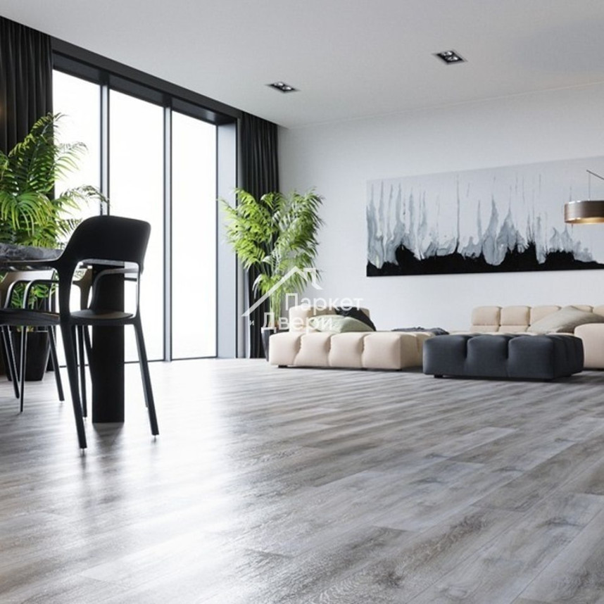 Кварцевый ламинат Fargo  Comfort Дуб Рустик Серый 366-1В4, 1220х180х4-1