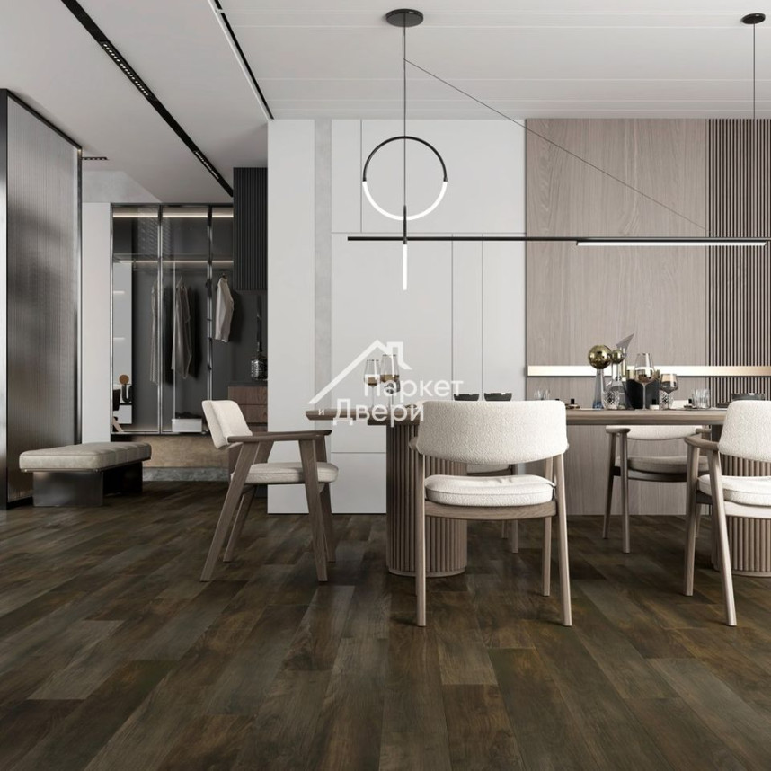 Кварцевый ламинат Fargo  Comfort Орех Маньчжурский 2022-24, 1220х150х4-1