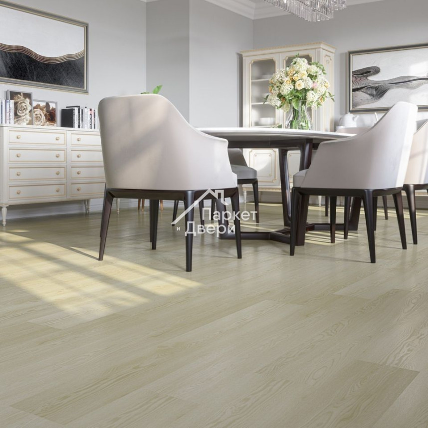 Кварцевый ламинат Fargo  Comfort Ясень Белый JC18001-354, 1220х180х4-1