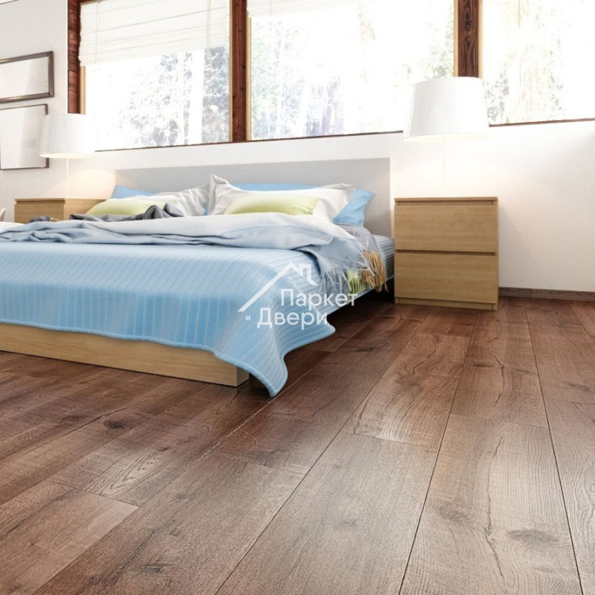 Кварцевый ламинат Fargo  Comfort Дуб Южная Ночь 81996-64, 1220х180х4-2