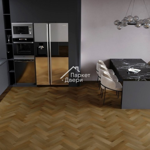 Кварцевый ламинат Fargo  Herringbone Дуб Окленд 44-653-764,5, 400х100х4,5