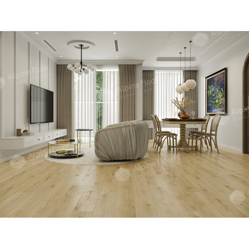 ламинат SPC Alpine Floor  Фореста ЕСО 21-36, Eclipse Super Matt, 1220x183x4