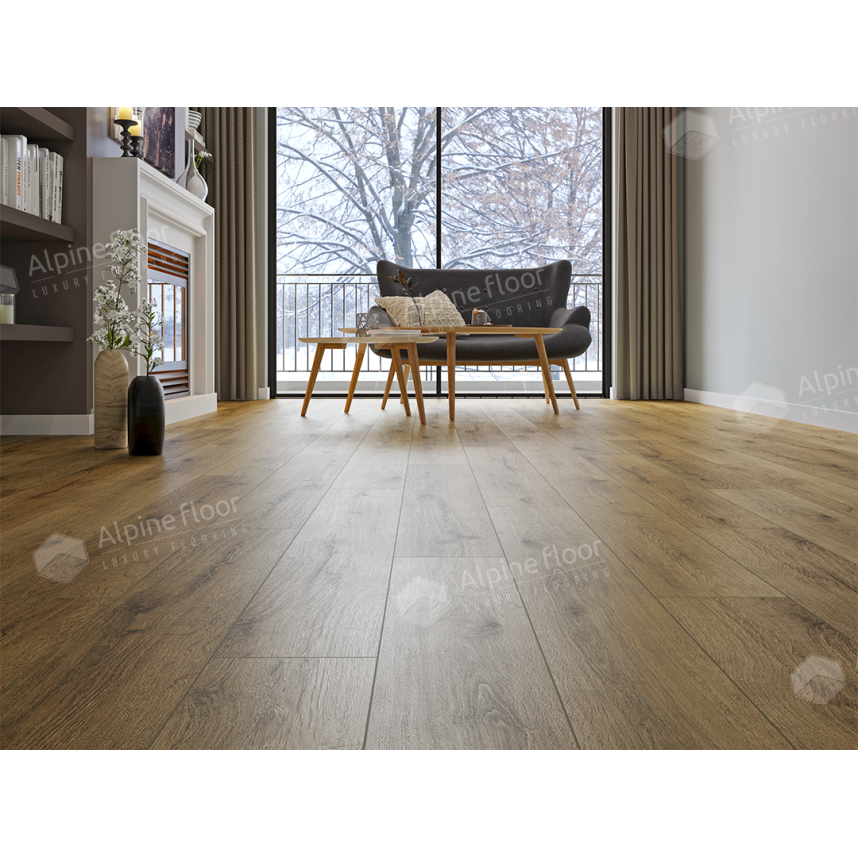 ламинат SPC Alpine Floor  Энигма ЕСО 21-31, Eclipse Super Matt, 1220x183x4-3