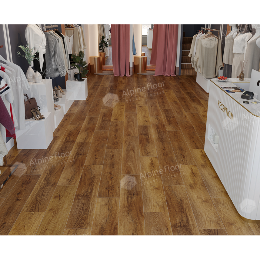 ламинат SPC Alpine Floor  Ноктюрн ЕСО 21-24, Eclipse Super Matt, 1220x183x4-2