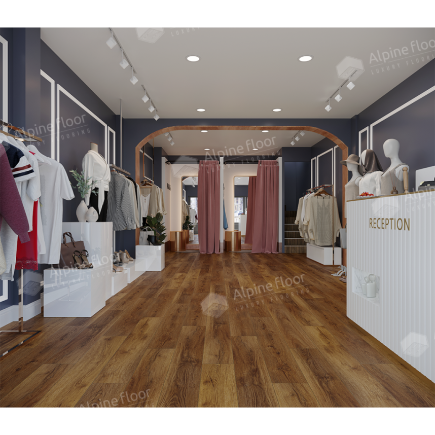 ламинат SPC Alpine Floor  Ноктюрн ЕСО 21-24, Eclipse Super Matt, 1220x183x4