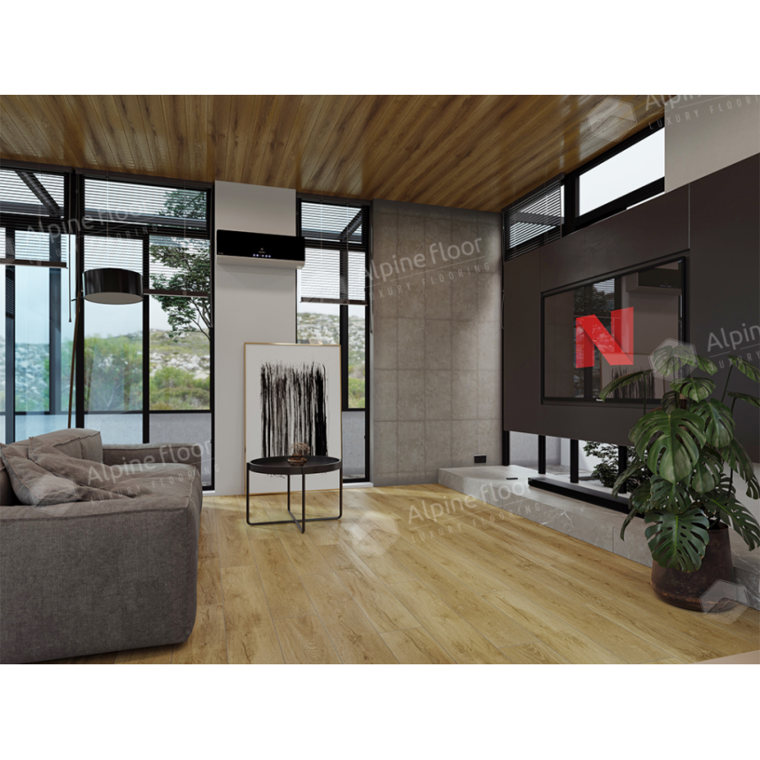 ламинат SPC Alpine Floor  Фраменто ЕСО 21-10, Eclipse Super Matt, 1220x183x4