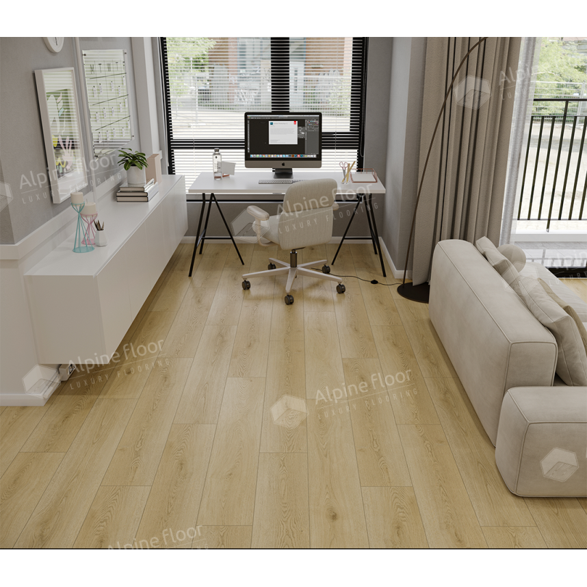 ламинат SPC Alpine Floor  Твист ЕСО 21-15, Eclipse Super Matt, 1220x228x4-4