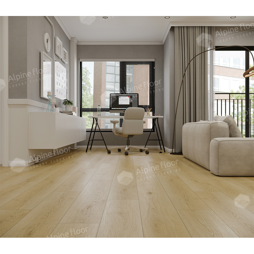 ламинат SPC Alpine Floor  Твист ЕСО 21-15, Eclipse Super Matt, 1220x228x4-1