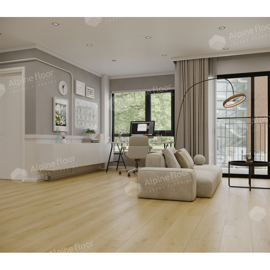 ламинат SPC Alpine Floor  Твист ЕСО 21-15, Eclipse Super Matt, 1220x228x4