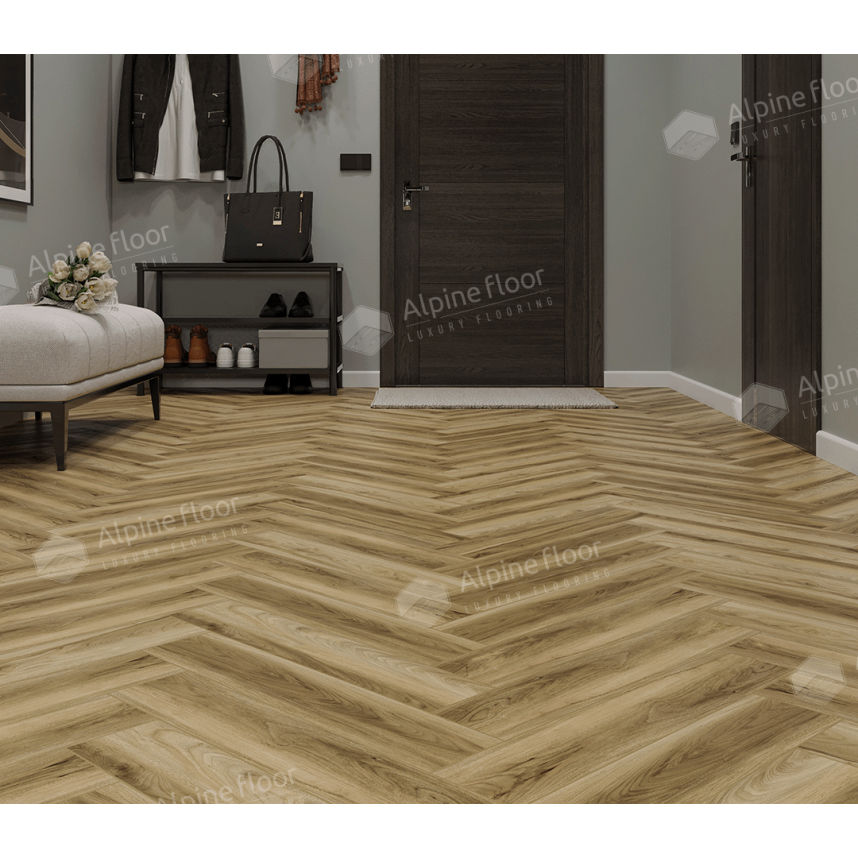 ламинат SPC Alpine Floor  Орех Акорн ECO 22-6 MC, Nut, 600x125x4-4