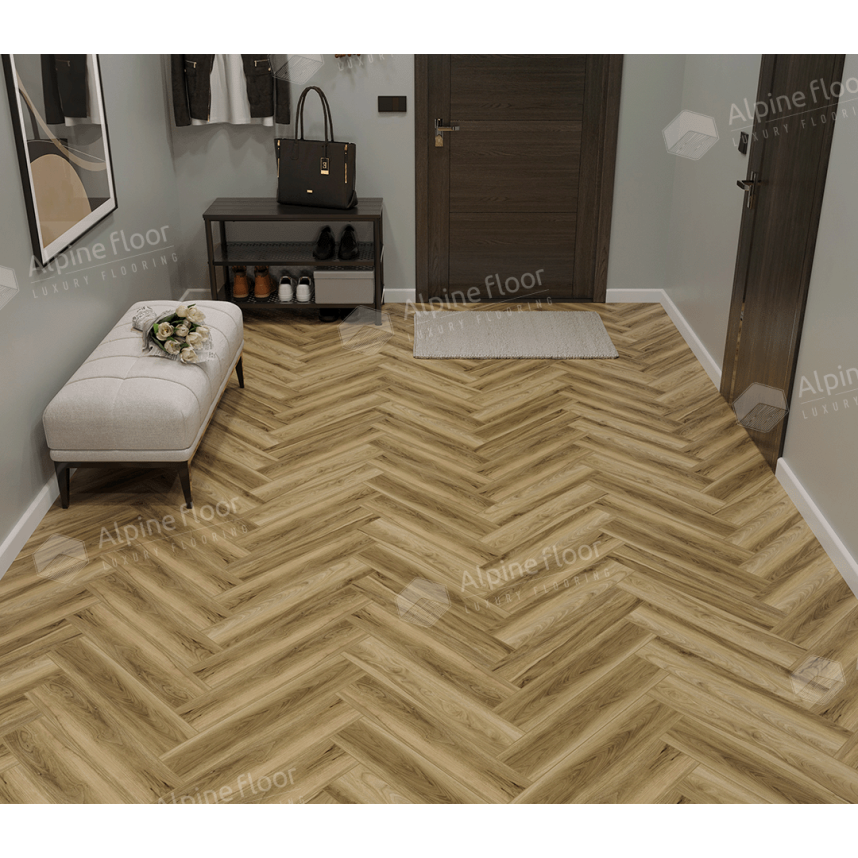 ламинат SPC Alpine Floor  Орех Акорн ECO 22-6 MC, Nut, 600x125x4-2