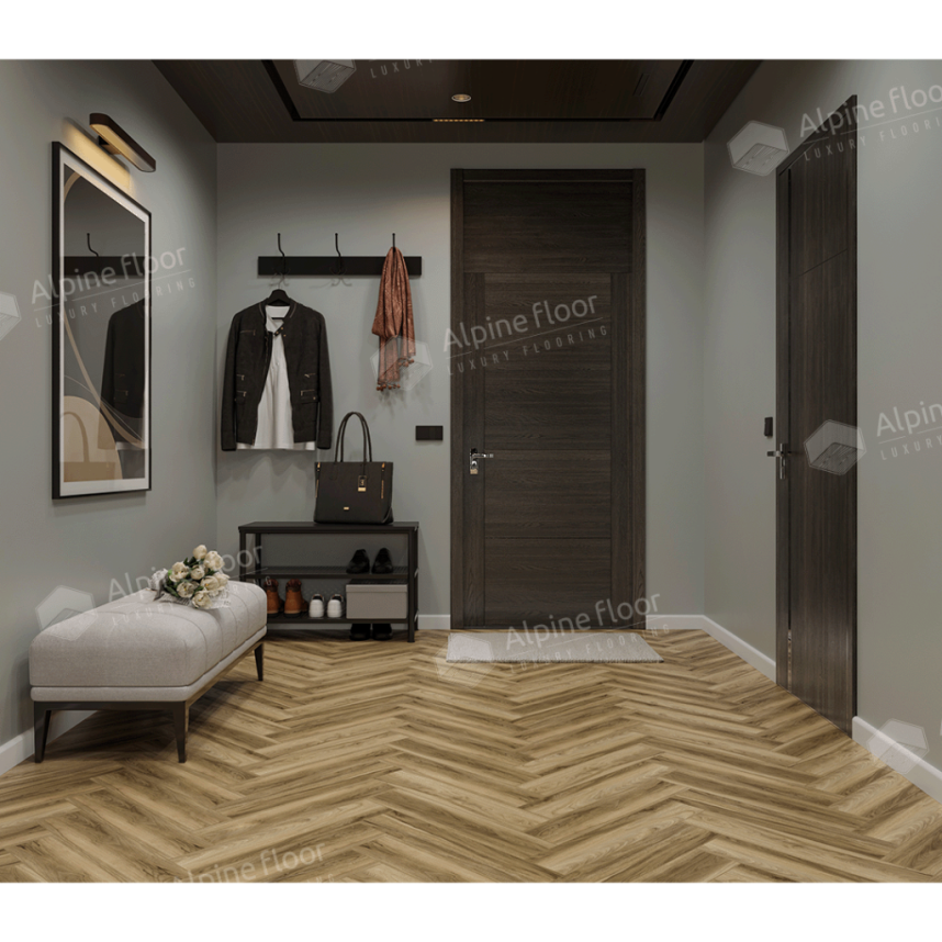 ламинат SPC Alpine Floor  Орех Акорн ECO 22-6 MC, Nut, 600x125x4