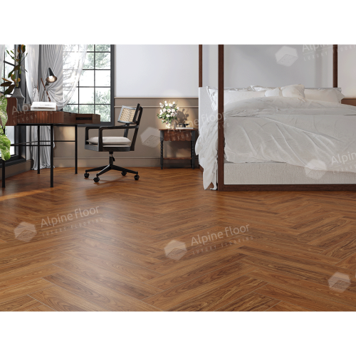 ламинат SPC Alpine Floor  Орех Нойер ECO 22-5 MC, Nut, 600x125x4