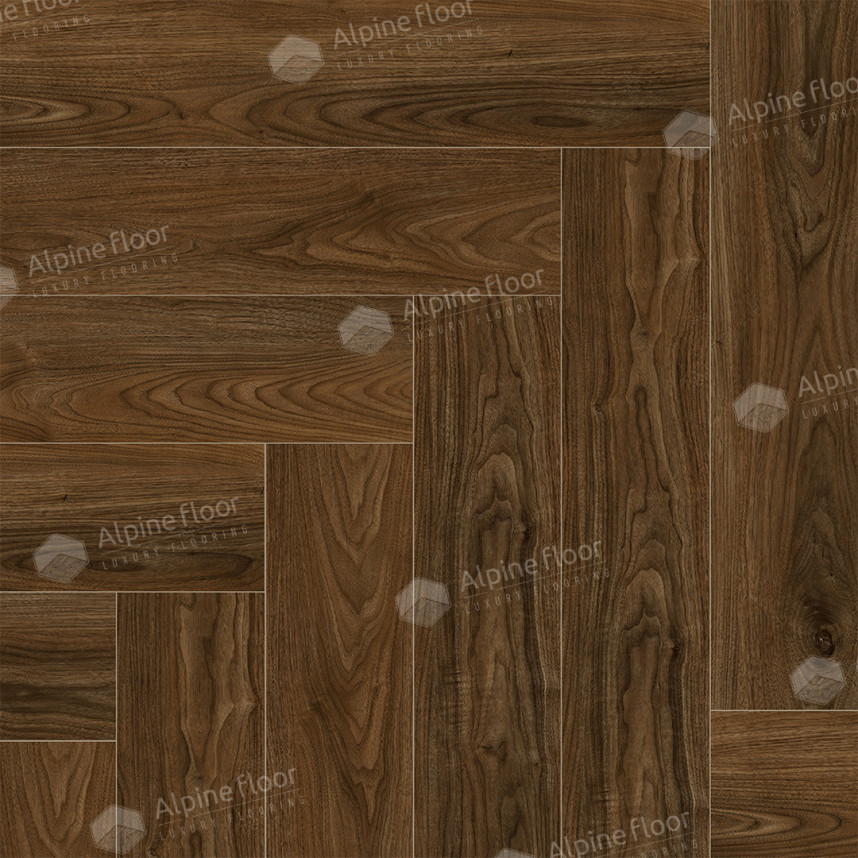 ламинат SPC Alpine Floor  Орех Кенари ECO 22-4 MC, Nut, 600x125x4-1