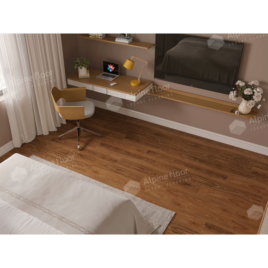 ламинат SPC Alpine Floor  Орех Маррон Классик ECO 22-2 MC, Nut, 1220x183x4-3