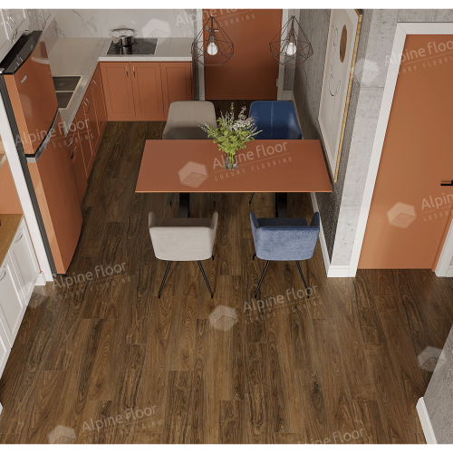 ламинат SPC Alpine Floor  Орех Ногуэра Классик ECO 22-1 MC, Nut, 1220x183x4