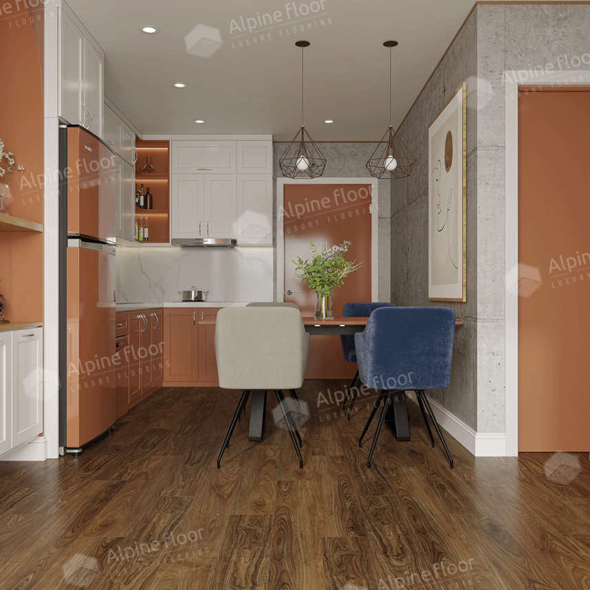 ламинат SPC Alpine Floor  Орех Ногуэра Классик ECO 22-1 MC, Nut, 1220x183x4