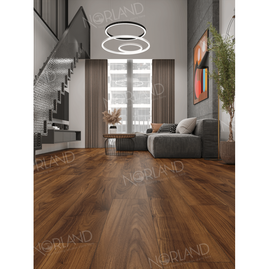 ламинат Norland Орех Кипр LF302-19, Elegant Strong, 1220x198x12-3