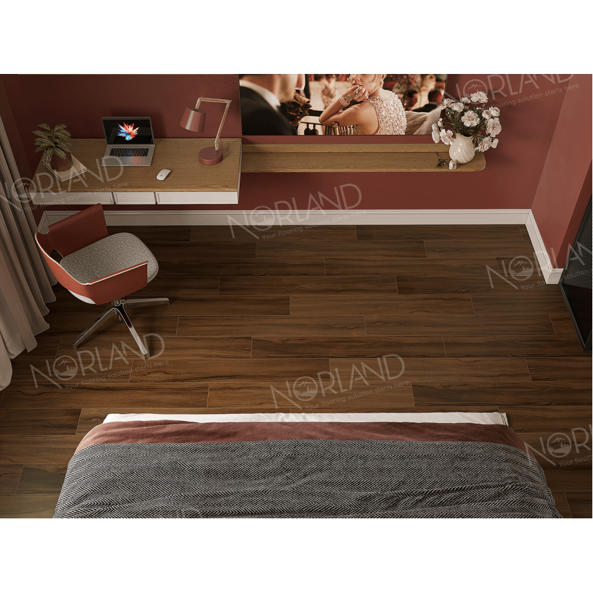 ламинат Norland Орех Инис LF302-21, Elegant Strong, 1220x198x12-3