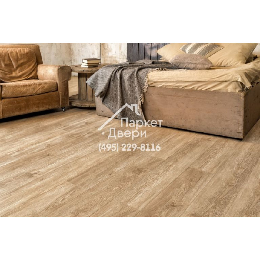 Виниловый пол Alpine Floor Grand Sequoia ГРАНД СЕКВОЙЯ МИНДАЛЬ ECO 11-6 1220х183х4 -3