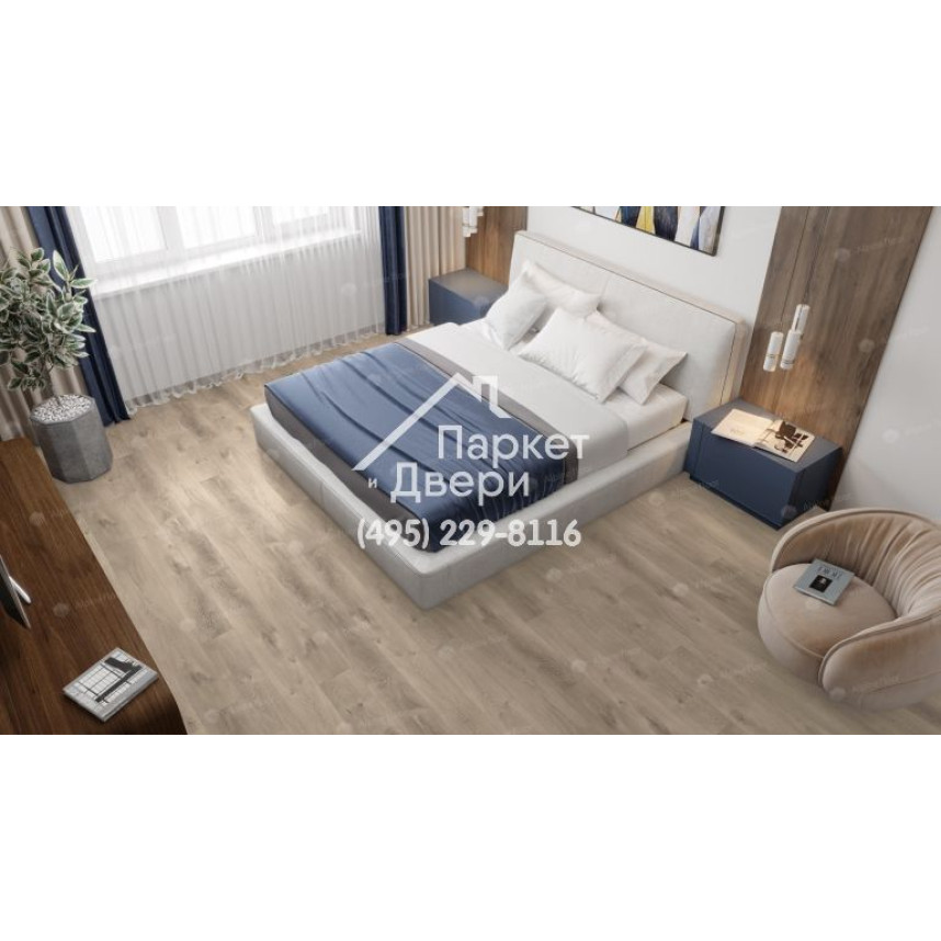Виниловый пол Alpine Floor PREMIUM XL Дуб Натуральный Отбеленный ABA ECO 7-5 1524х180х8 -2