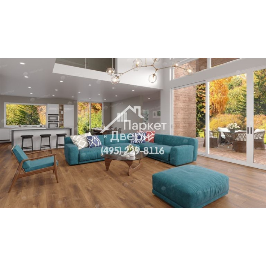 Виниловый пол Alpine Floor PREMIUM XL Дуб Насыщенный ABA ECO 7-7 1524х180х8 -3