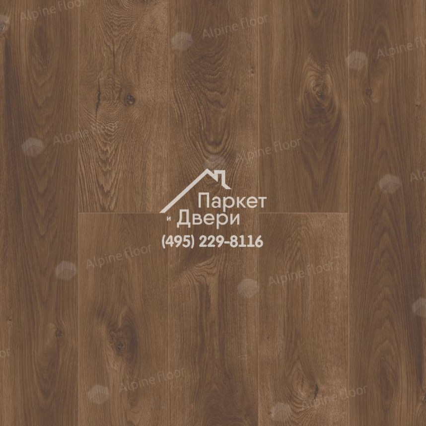 Виниловый пол Alpine Floor PREMIUM XL Дуб коричневый ABA ECO 7-9 1524х180х8 -1