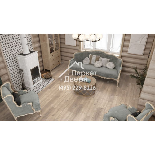 Виниловый пол Alpine Floor Real Wood Дуб натуральный Синхронное тиснение ECO 2-5 1220х183х6 