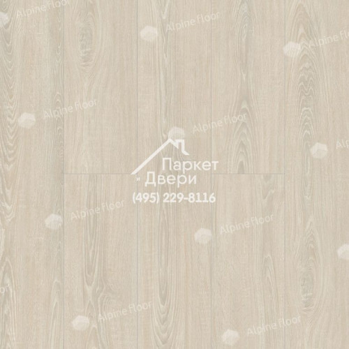 Виниловый пол Alpine Floor Easy Line ДУБ СНЕЖНЫЙ ECO 3-14 1219х184х3 