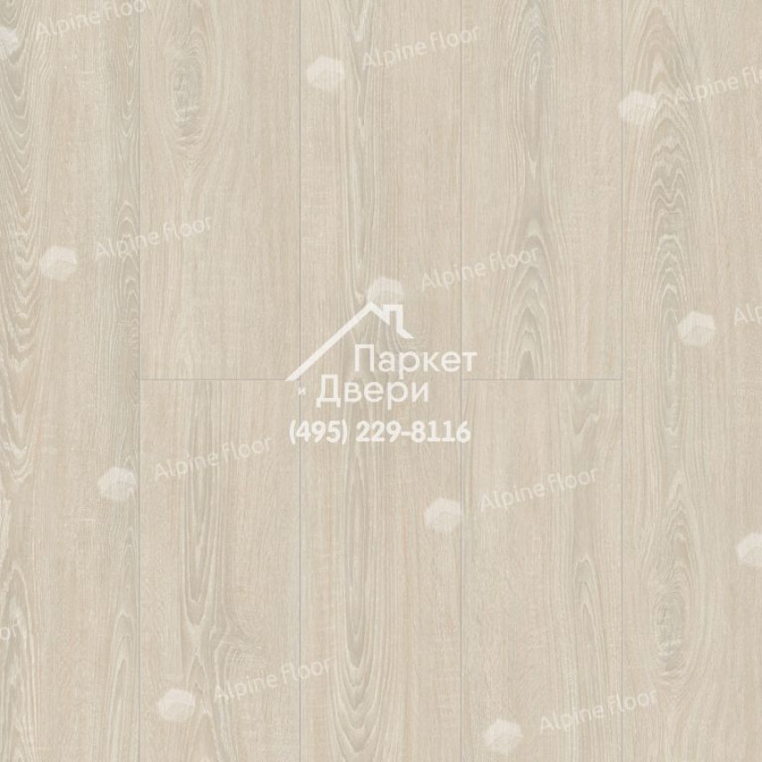 Виниловый пол Alpine Floor Easy Line ДУБ СНЕЖНЫЙ ECO 3-14 1219х184х3 -4