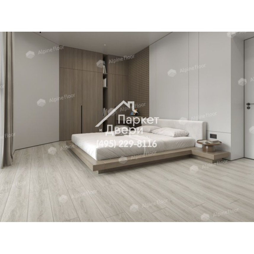 Виниловый пол Alpine Floor Easy Line ДУБ КОФЕЙНЫЙ ECO 3-15 1219х184х3 -6