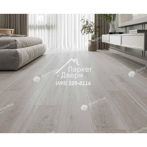 Виниловый пол Alpine Floor Easy Line ДУБ ПОЛЯРНЫЙ ECO 3-19 1219х184х3 